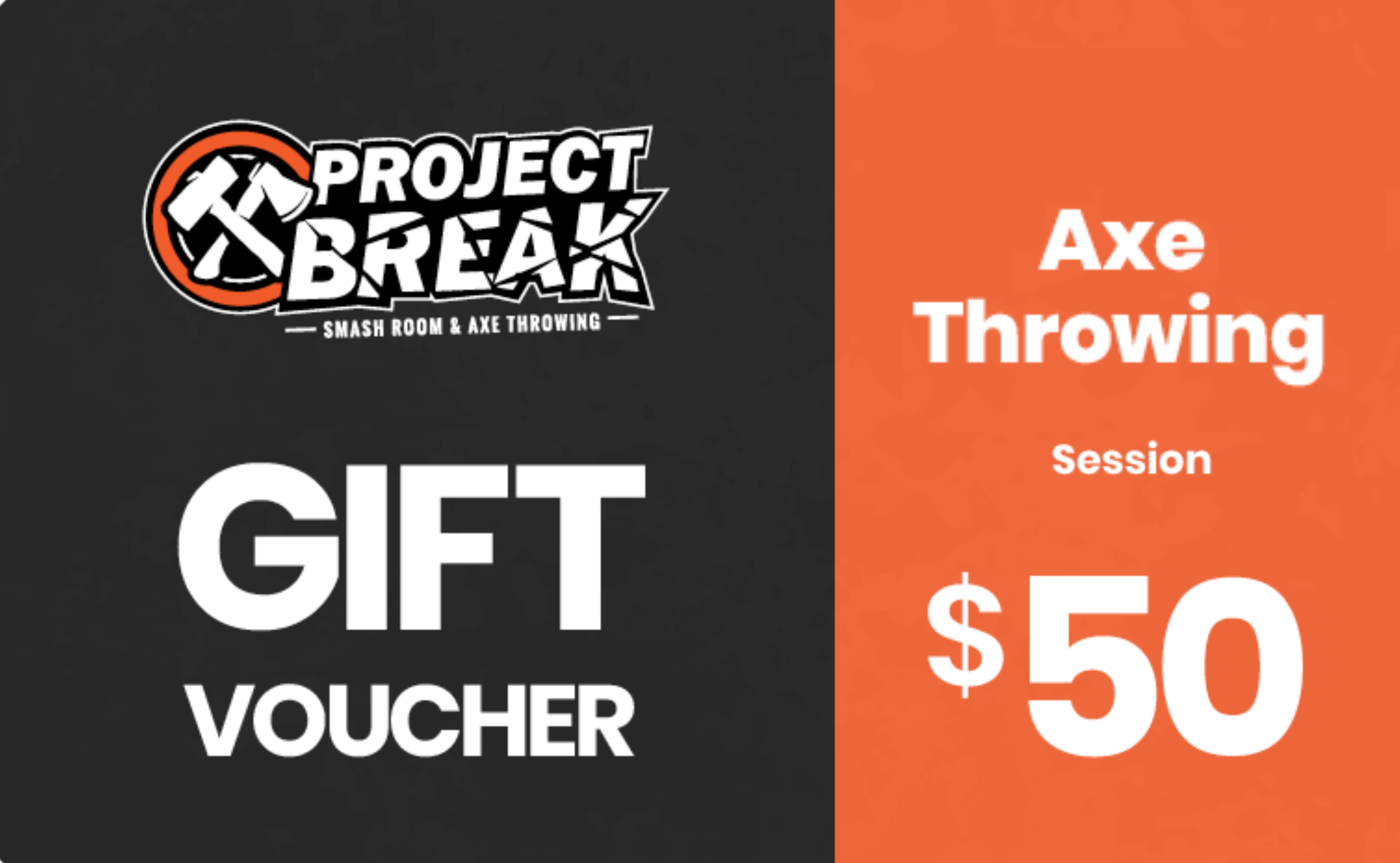 Axe Throwing Gift Card