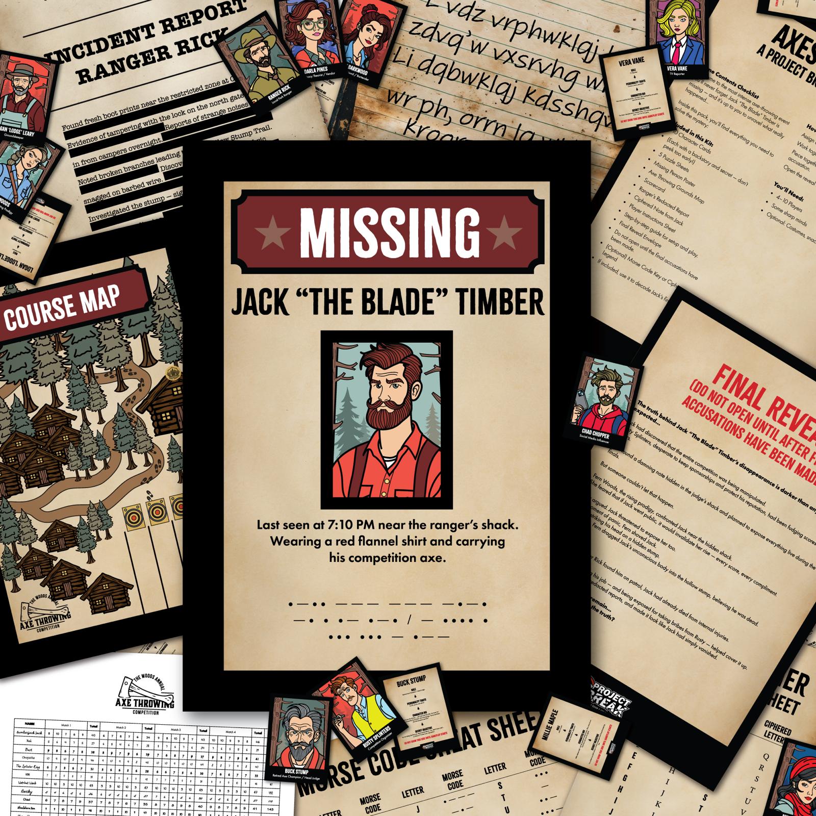 EOFY SALE! Axes & Alibis Take Home Game!