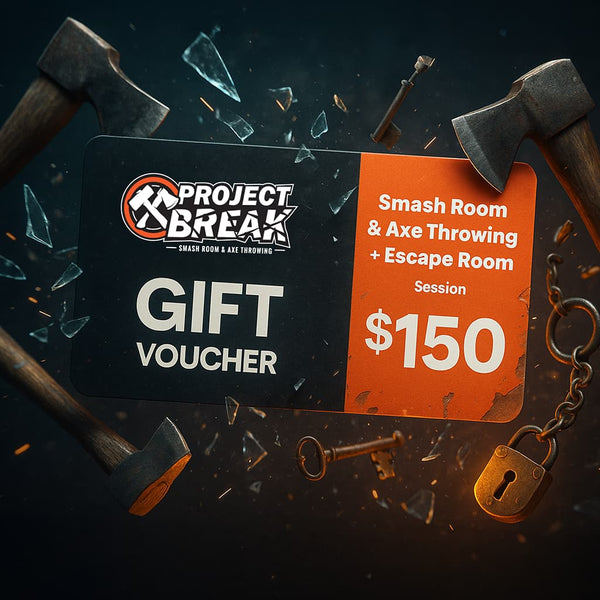 Smash, Axe & Escape Gift Card | Project Break Adelaide